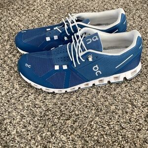 On Running Blue Athletic Shoes